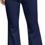 Women's Drawstring Elastic-Waist Casual Flare Pants