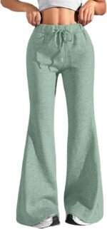 Women's High-Waisted Wide-Leg Athletic Pants