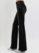 Women's High-Waisted Wide-Leg Flare Jeans - Image 2