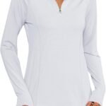 Women's Sun-Protective Quick-Dry Sports Top With 1/4 Zip