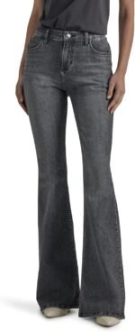 Women's Mid-Rise Slim-Fit Flare Jeans