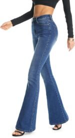 Women's Slim-Fit Stretchy Bootcut/Slight Flare Jeans