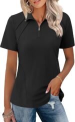 Quick-Dry Golf Polo With 1/4 Zip