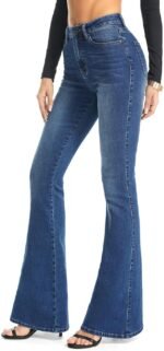 Women's Slim-Fit Stretchy Bootcut/Slight Flare Jeans - Image 2