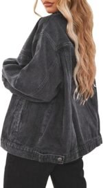 Women's Loose-Fit Distressed Denim Jacket - Image 2