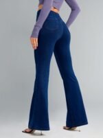 Women's High-Waisted Crisscross Yoga Flare Pants - Image 2