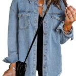 Women's Loose-Fit Casual Denim Jacket