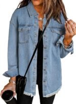 Women's Loose-Fit Casual Denim Jacket