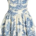 Strapless Fitted Mini Dress With Ruching And Ruffles—Elegant Cocktail Style
