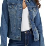 Women's Stretchy Slim-Fit Denim Jacket