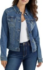 Women's Stretchy Slim-Fit Denim Jacket